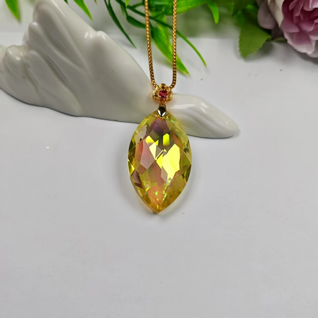 T080正品欧标甄藏精美蓝宝石吊坠多样性发其一