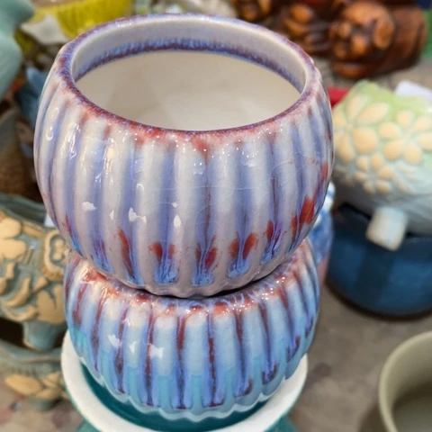 陶瓷Q289蓝色，紫色12233