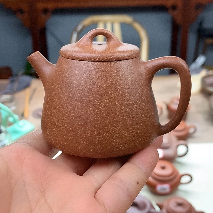 江***司茶壶紫砂小高瓢110容量段泥