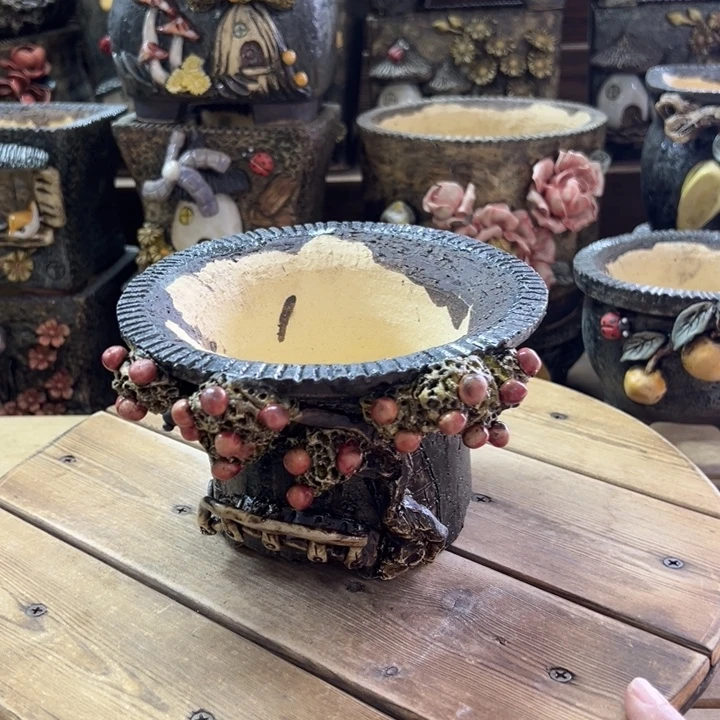 青藤多肉花盆百搭