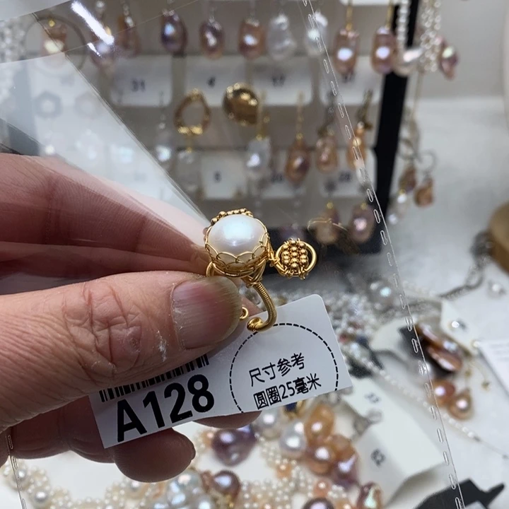 项链合金淡水珍珠128