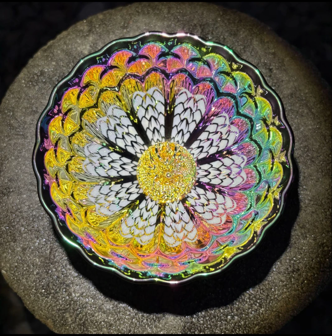 七彩妖妃彩龙杯 高端茶器 手工茶盏 茶杯 陶瓷杯 收藏主人杯B