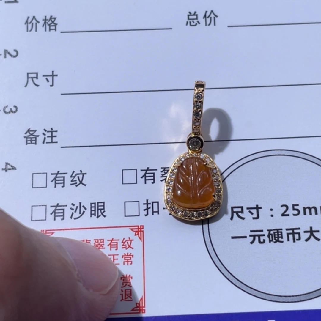 翡翠银S925镶嵌颈饰