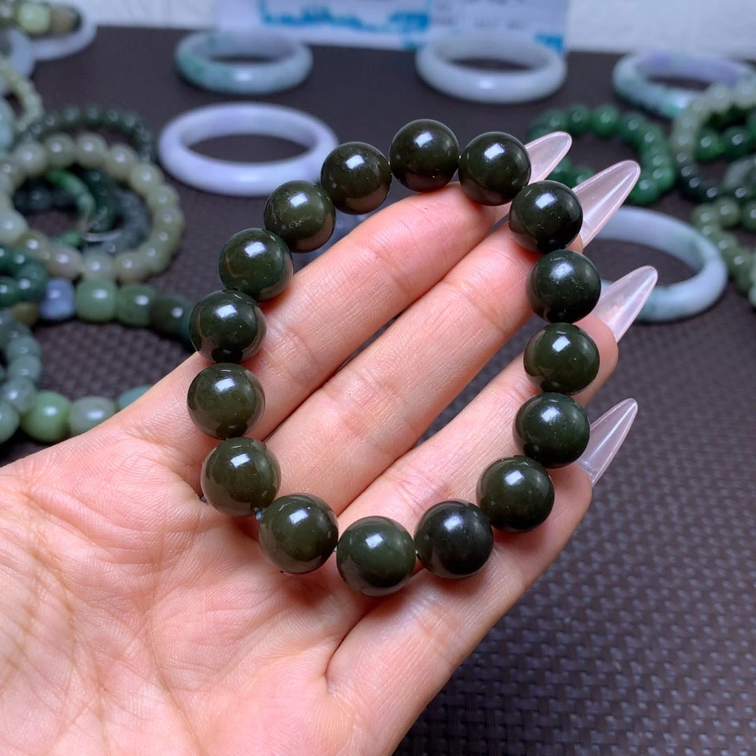 未镶嵌手串和田玉卡12