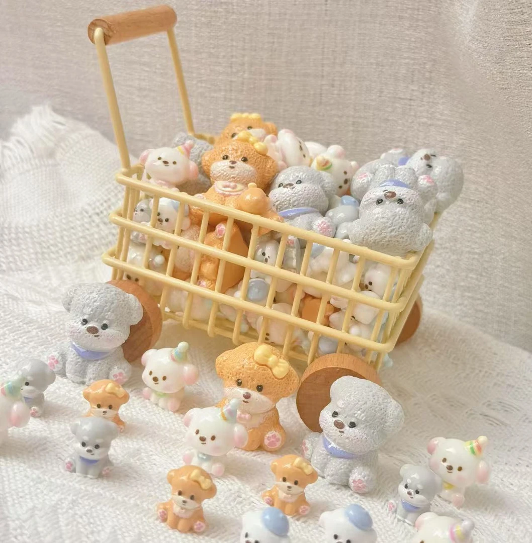 小雨定制【狗狗大混】仿真食玩diy树脂配件手机