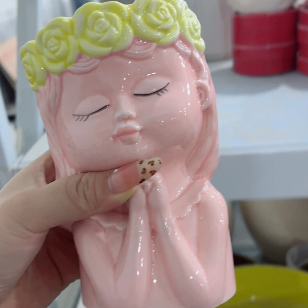 有孔陶瓷花盆，满10米包邮发货