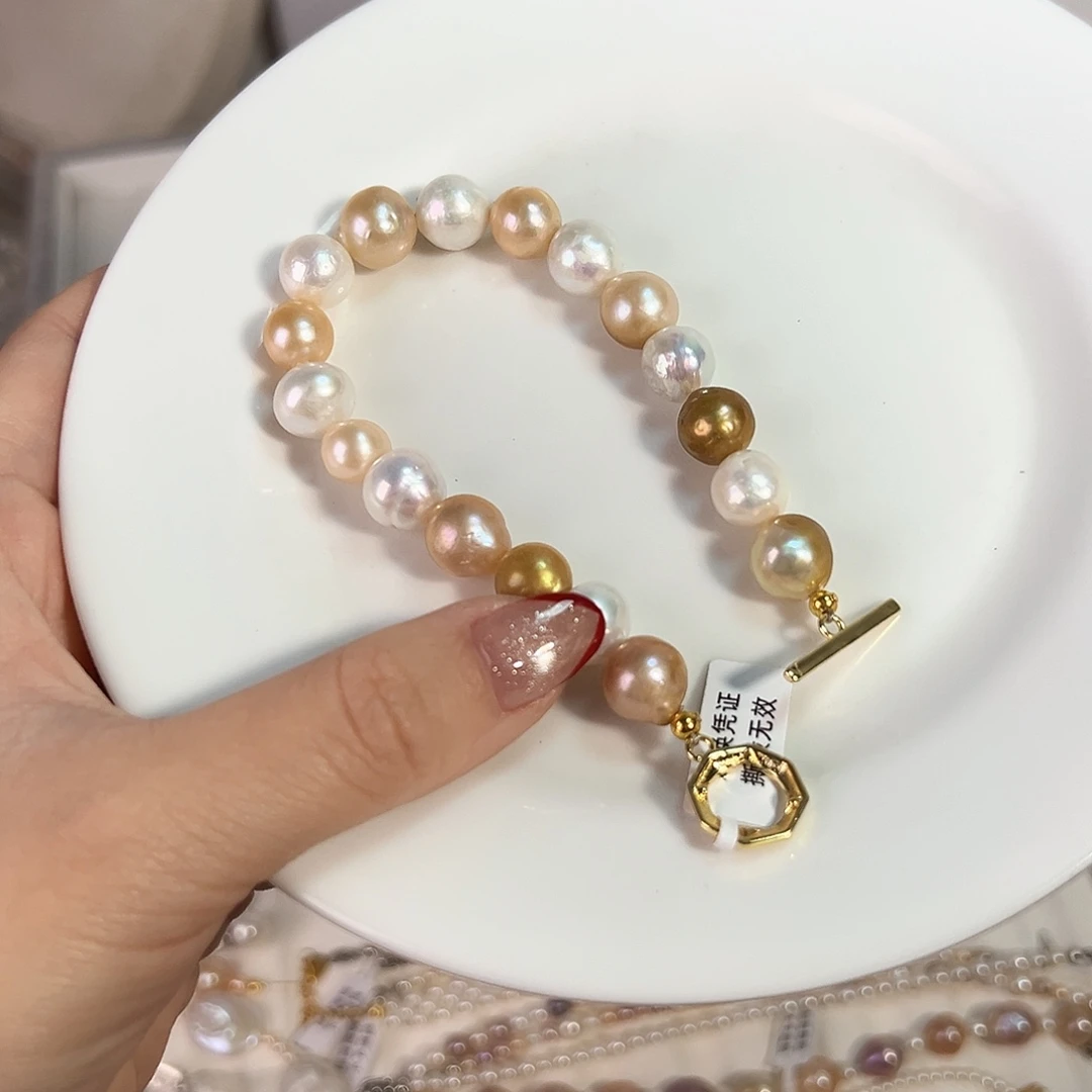 天然淡水珍珠淡水珍珠钛钢