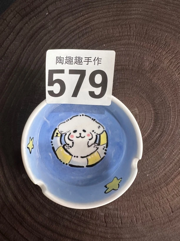 579手工手绘高温釉下彩