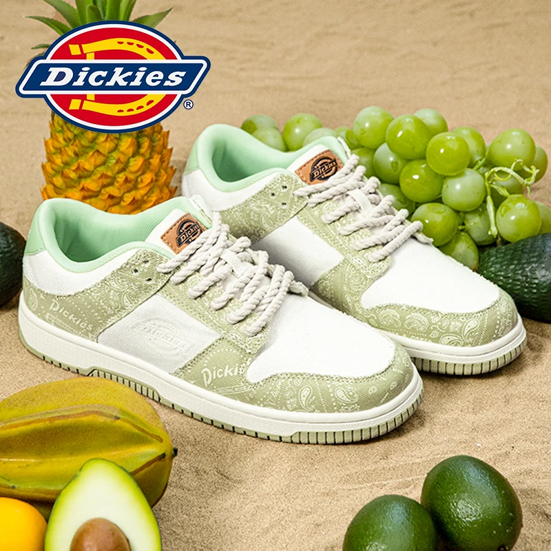 Dickies2025腰果花时尚百搭男鞋情侣潮鞋潮流学生低帮休闲板鞋