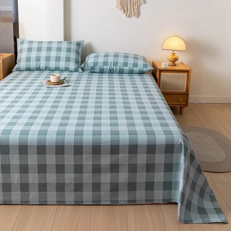 【全棉老粗布床单断码清仓】A类100%纯棉床单简约双人可当软凉席