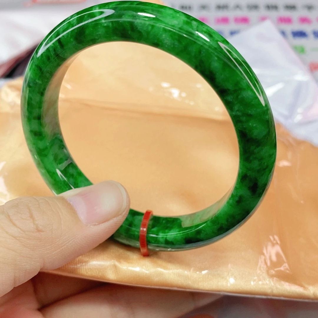 未镶嵌手镯翡翠54.3圈口毕业强推