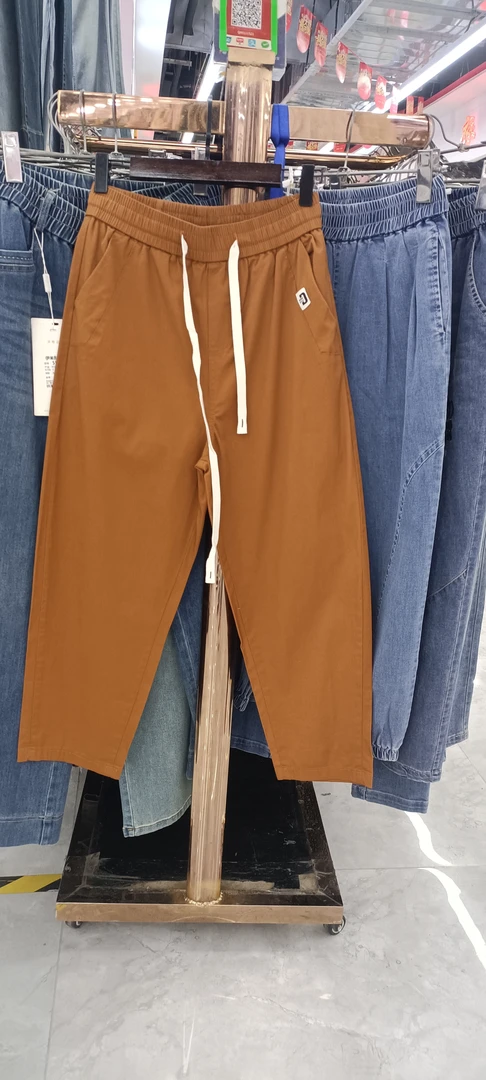 3057夏季薄款八分宽松显瘦百搭萝卜女裤