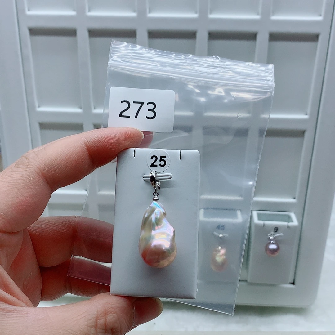 吊坠(不含链)淡水珍珠合金