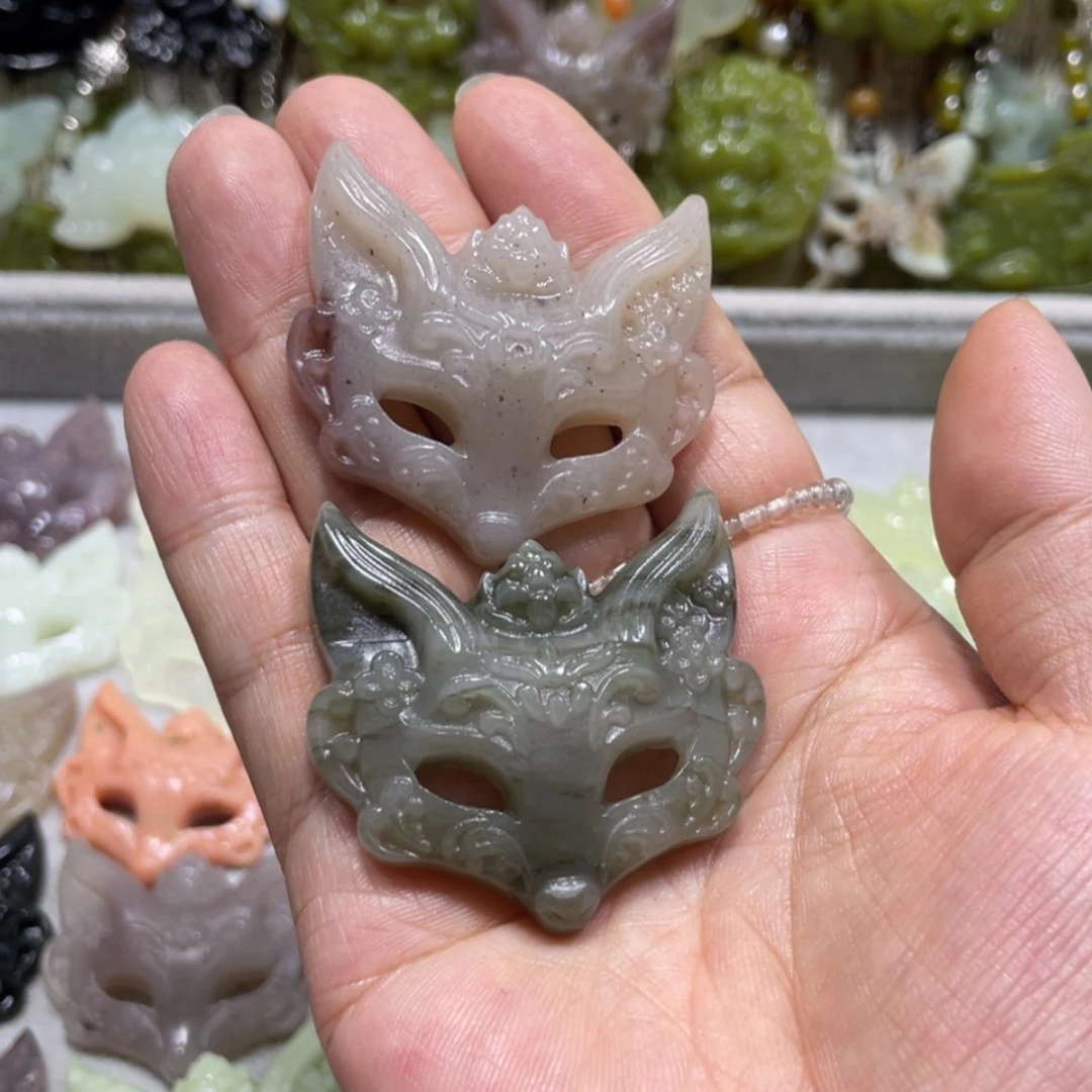 【闪购商品】岫玉颈饰未镶嵌小**师16吊坠