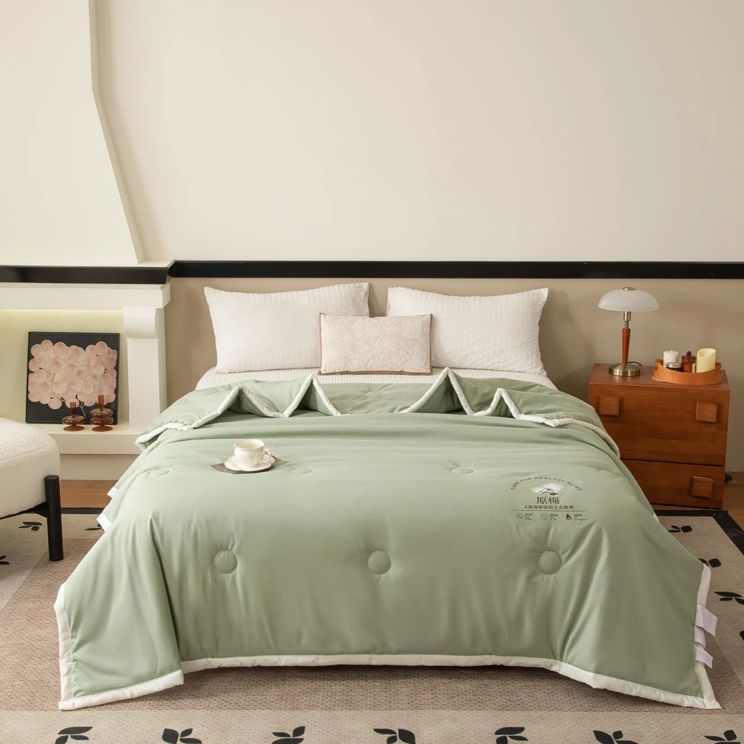 【俞兆林】母婴A类夏被空调被凉感大豆被单双人学生被芯被子薄被子