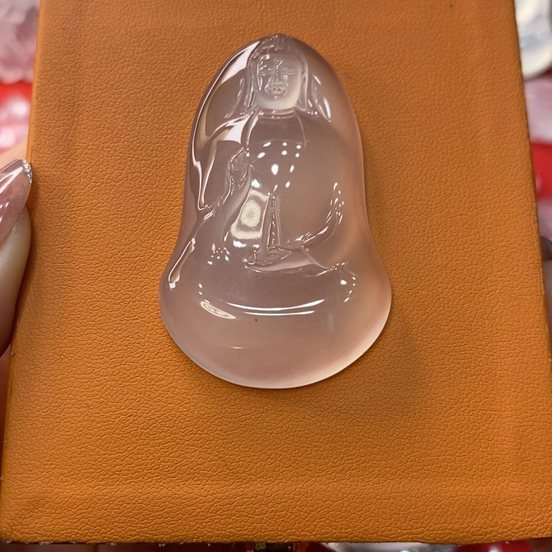 石英质玉未镶嵌吊坠