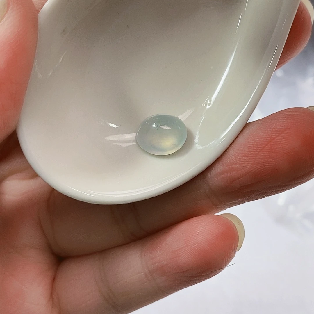 翡翠裸石金**雪天然缅甸翡翠裸石