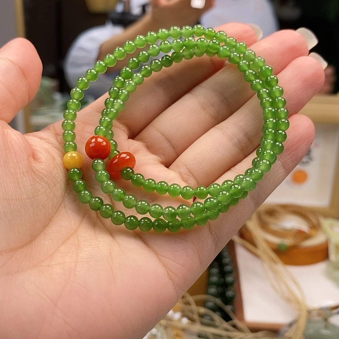 未镶嵌手串和田玉（碧玉）