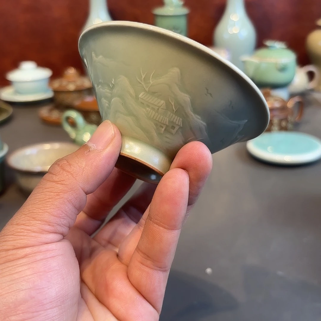 瓷片龙泉青瓷龙泉青瓷