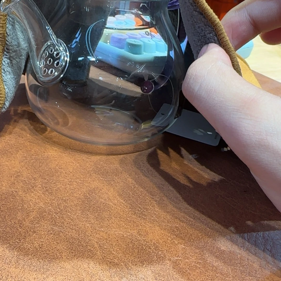 禾器清莲壶浅紫色➕纯棉茶巾