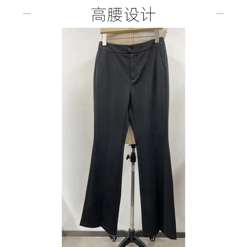 【丽姐甄选】lifestyle 显瘦黑色长裤 L3291001-9