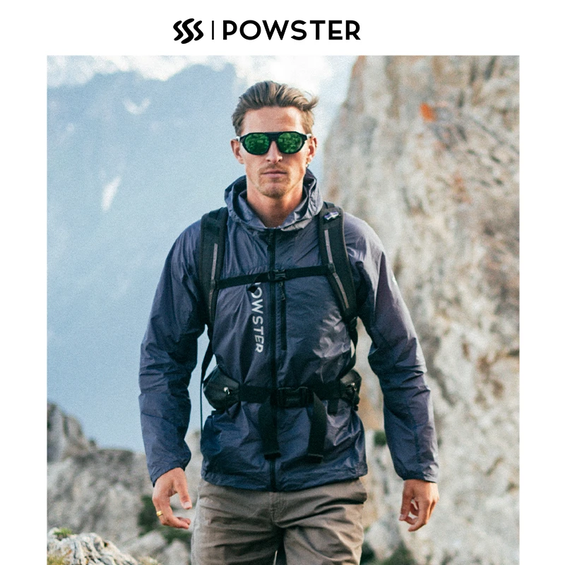 Powster光壳系列 防紫外线防晒服长袖连帽户外运动徒步皮肤衣罩衫