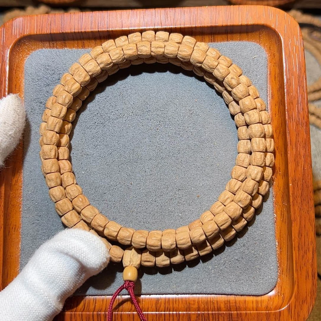 柏香籽/百香籽吊坠红油皮方块顺7