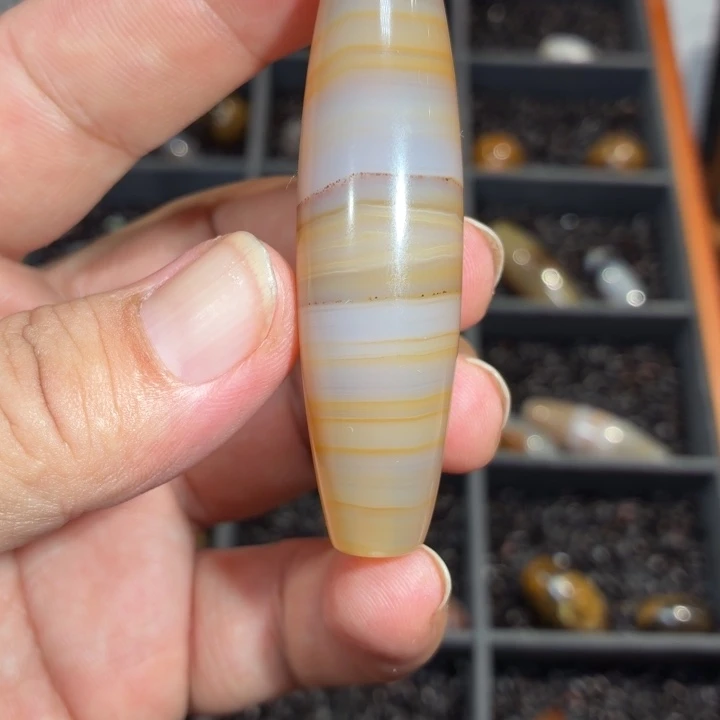 玛瑙/玉髓散珠_HEIMORI 天然天珠