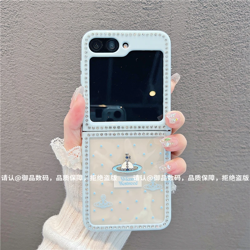 （三星zflip6系列）折叠钻石款适用三星zflip6/三星zflip5手机壳潮