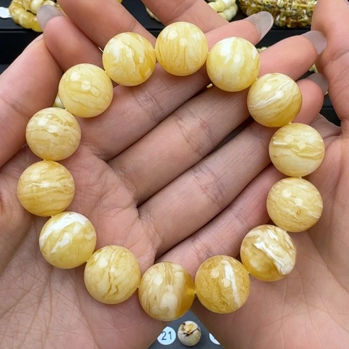 琥珀珠宝奇石未镶嵌虎皮16