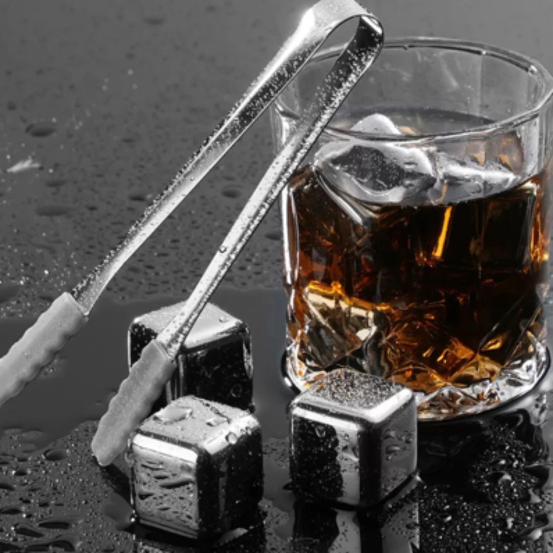 不锈钢冰块304食品级冰粒冰冻红酒啤酒可乐金属不锈钢冰块