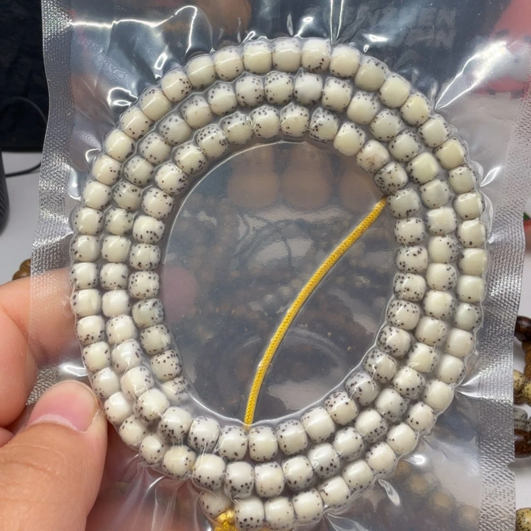 星月菩提手串S****丶7石玉108一图一物大留白