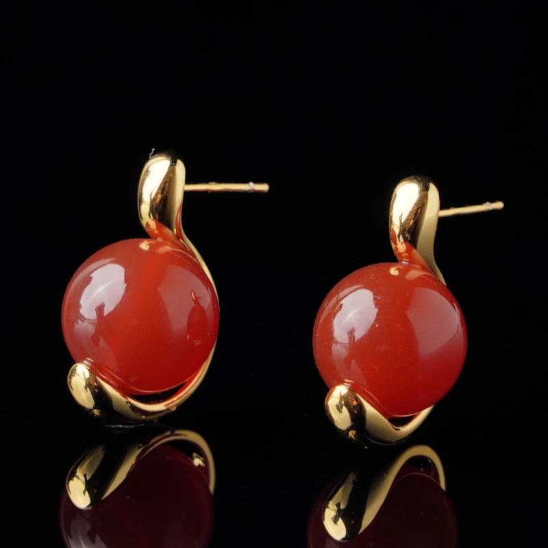 铜合金亚克力耳饰   YFH耳饰BN900432