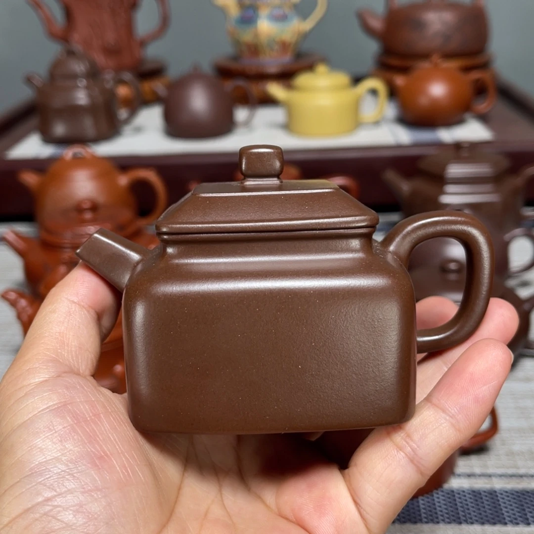 春***雨茶壶紫砂全手工制作140cc