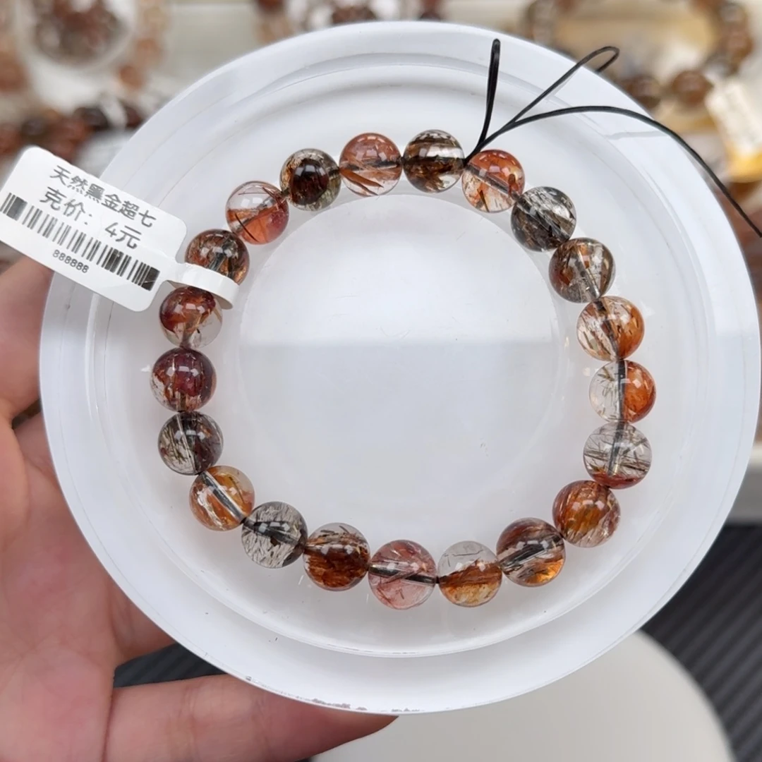 未镶嵌手链水晶黑金超七多样性发其一