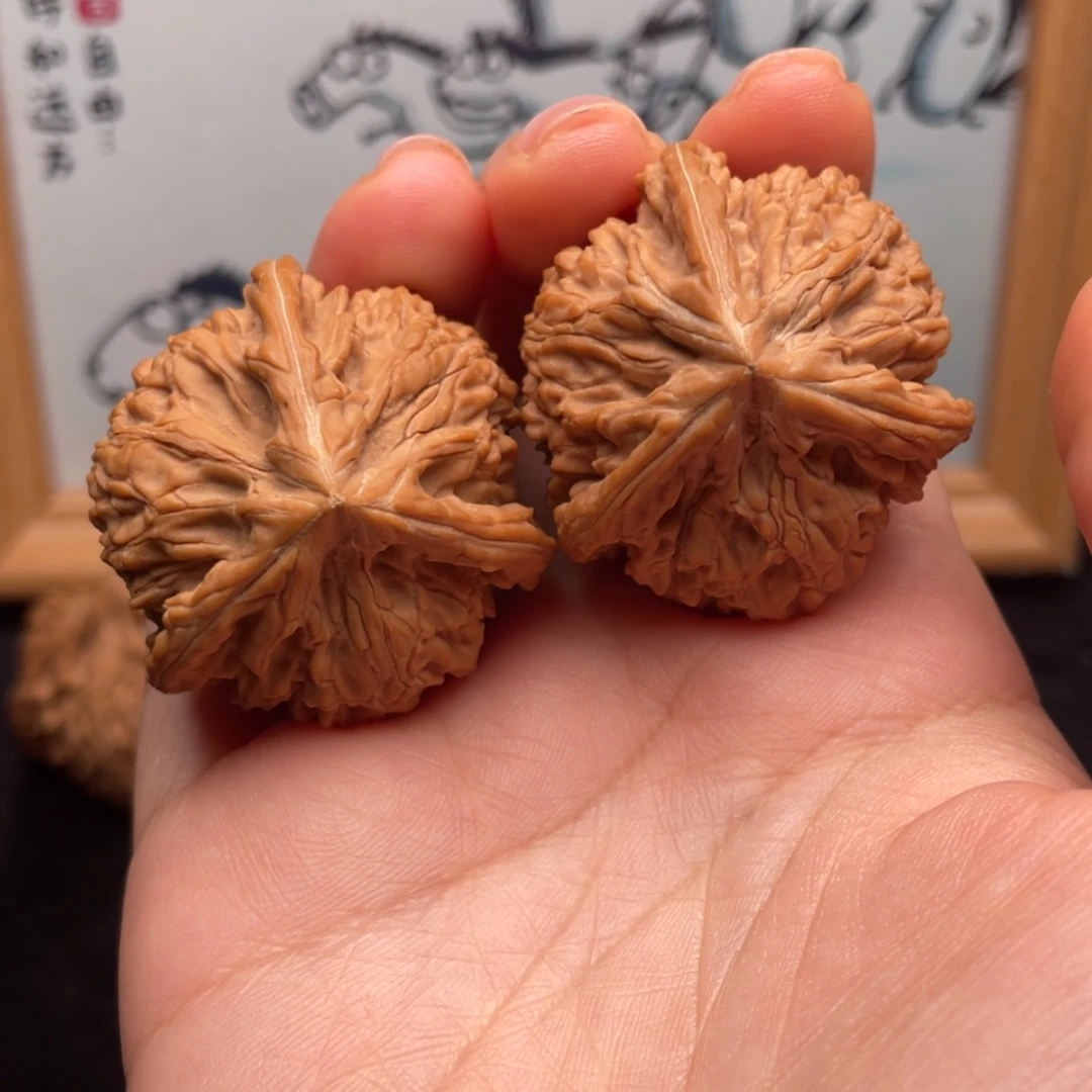 【闪购商品】文玩核桃把件38全品文山正奔