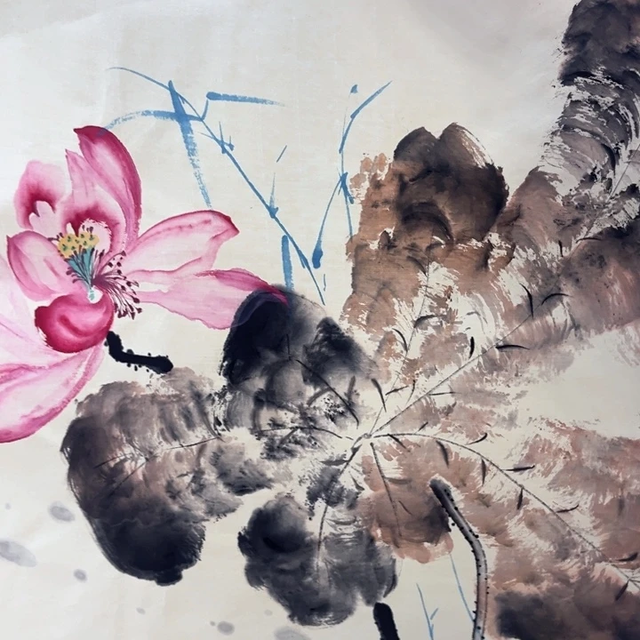 国画我的心好痛啊我的心真的好痛啊好痛啊