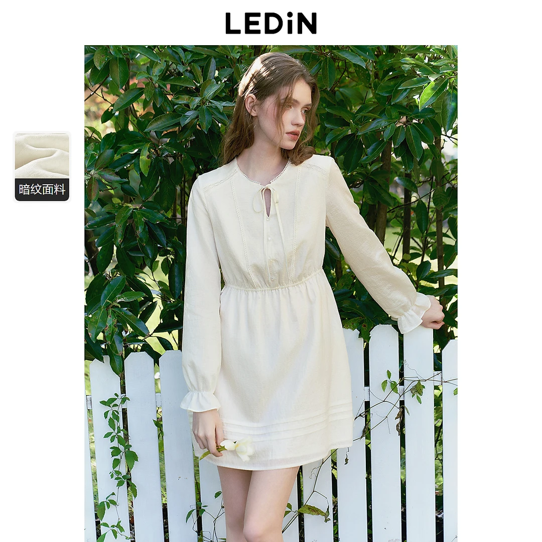 乐町韩系轻甜衬衫裙1938