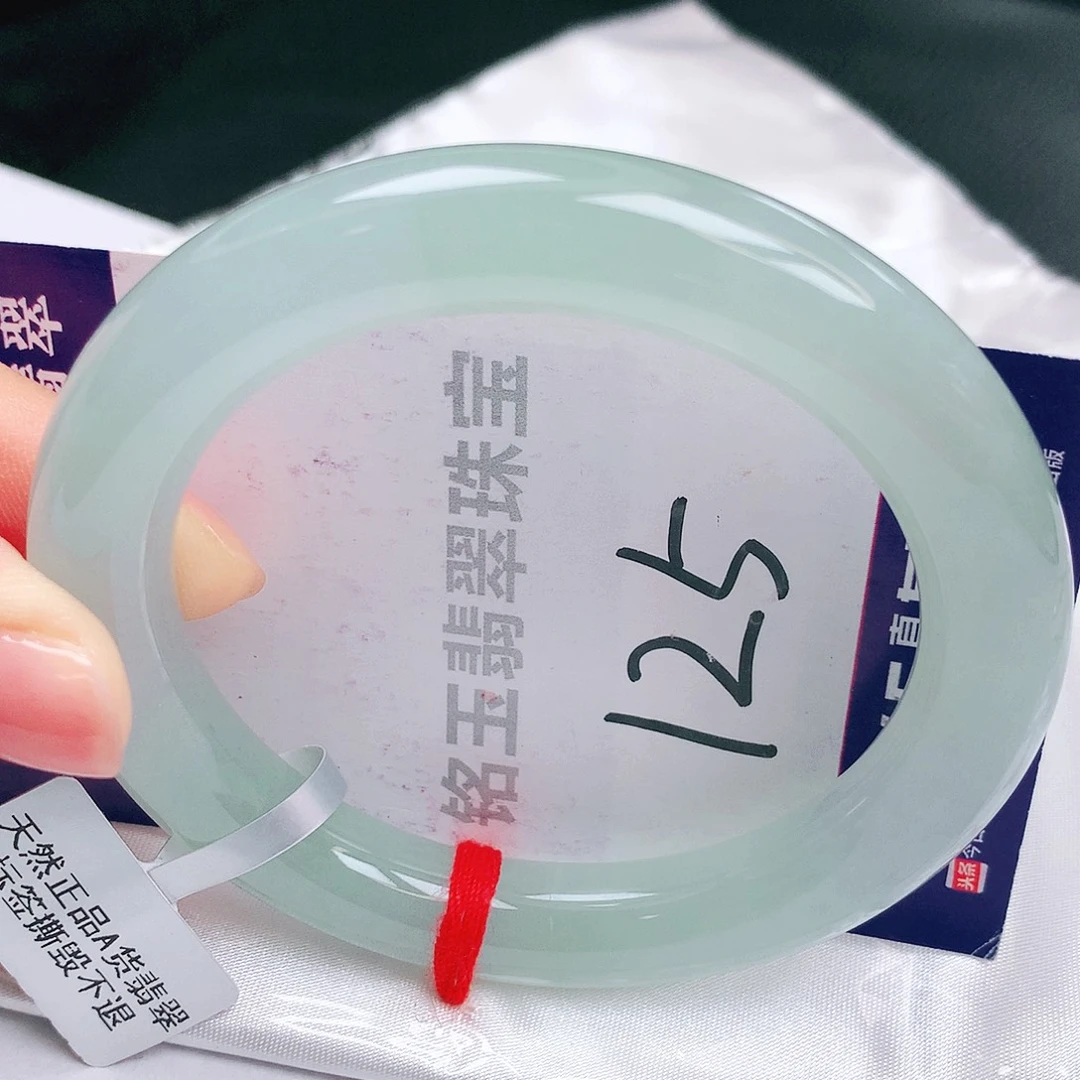翡翠未镶嵌手镯缅甸天然a货翡翠手镯