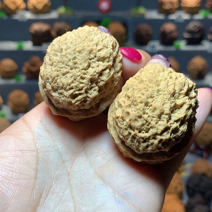 吊坠文玩核桃42尺同尺同克蚂蚁纹精对22号