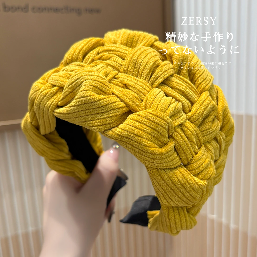 宽边发箍女2025新款高级感洋气时尚高颅顶发卡日常外戴遮白发头箍