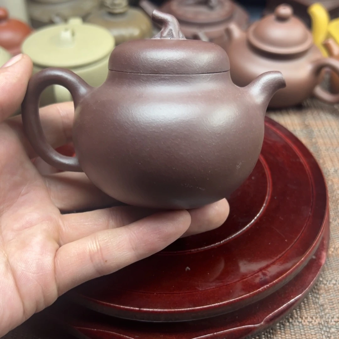 紫砂茶壶宜兴原矿紫砂壶180毫升容量
