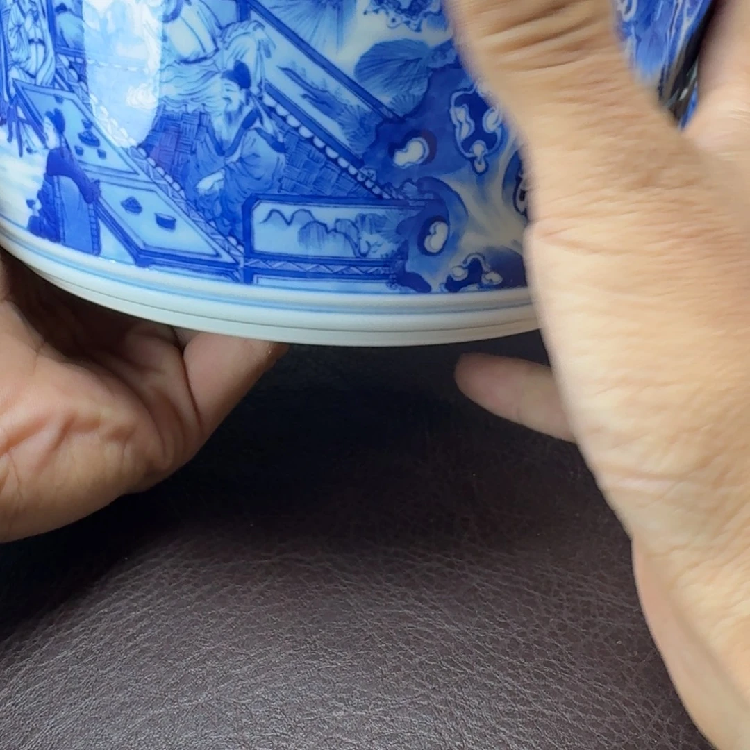 虎***！瓷片当代景德镇陶瓷手绘茶具