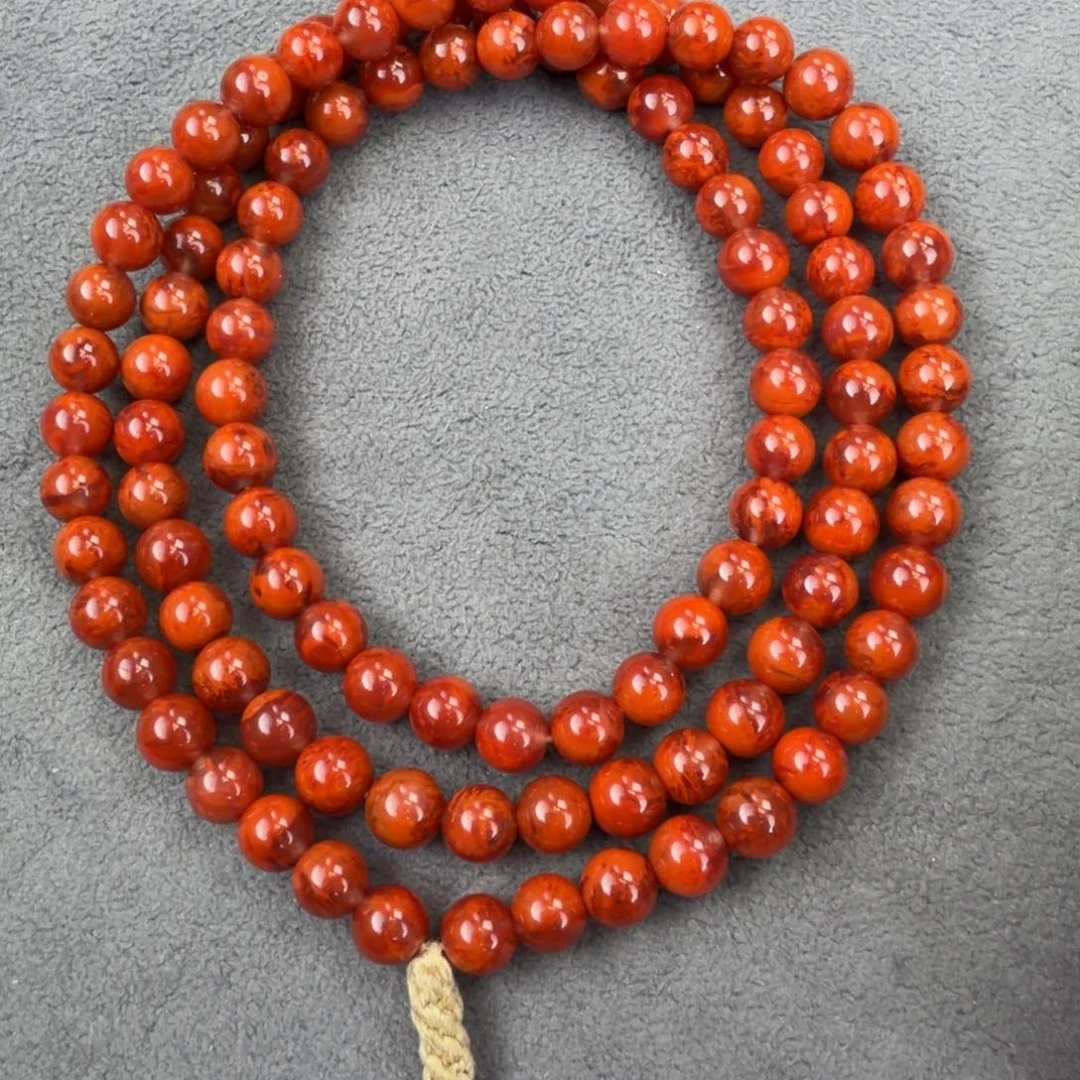 南红玛瑙未镶嵌手链