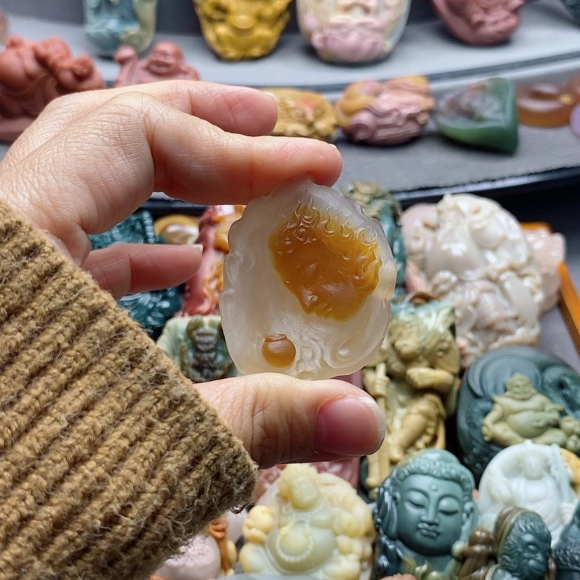 【闪购商品】未镶嵌吊坠定制玛瑙