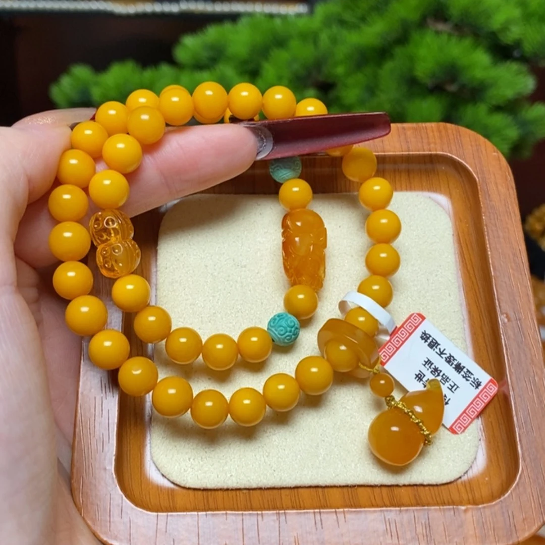 【闪购商品】手链蜜蜡未镶嵌手串
