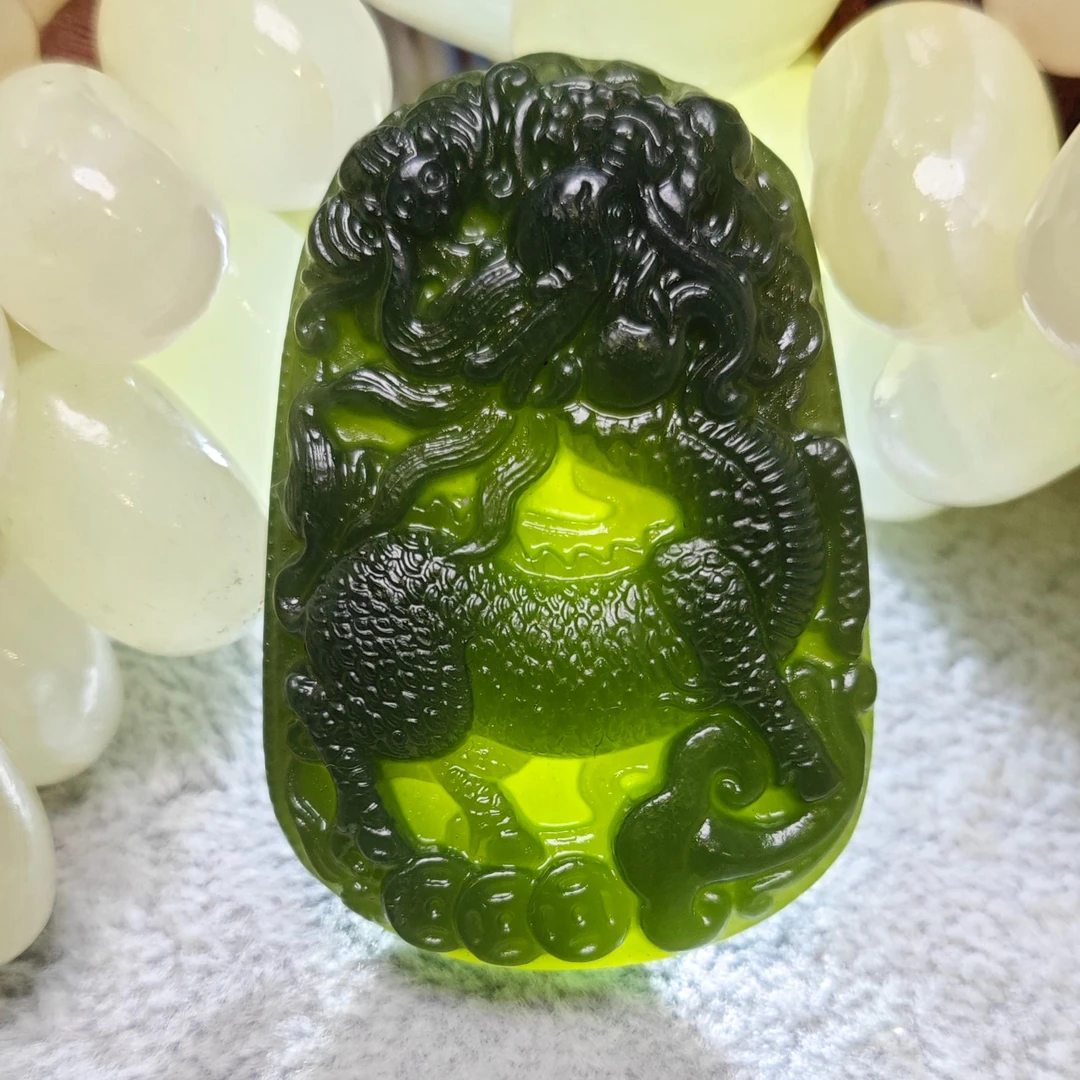 520特惠复古经典黑青玉麒麟吊坠/NYXF-QYDZ-2（多样性发货）