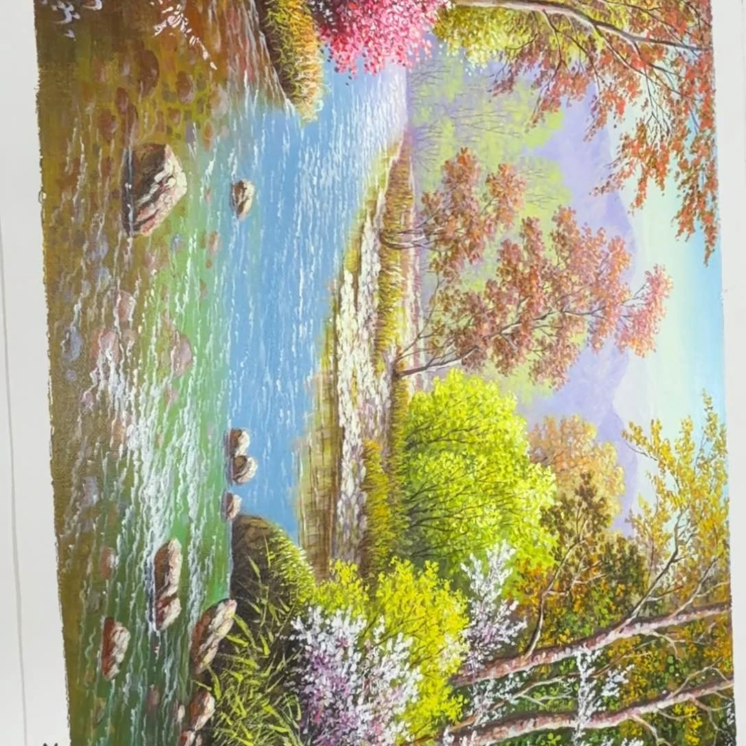 油画在哪呢现在忙什么了