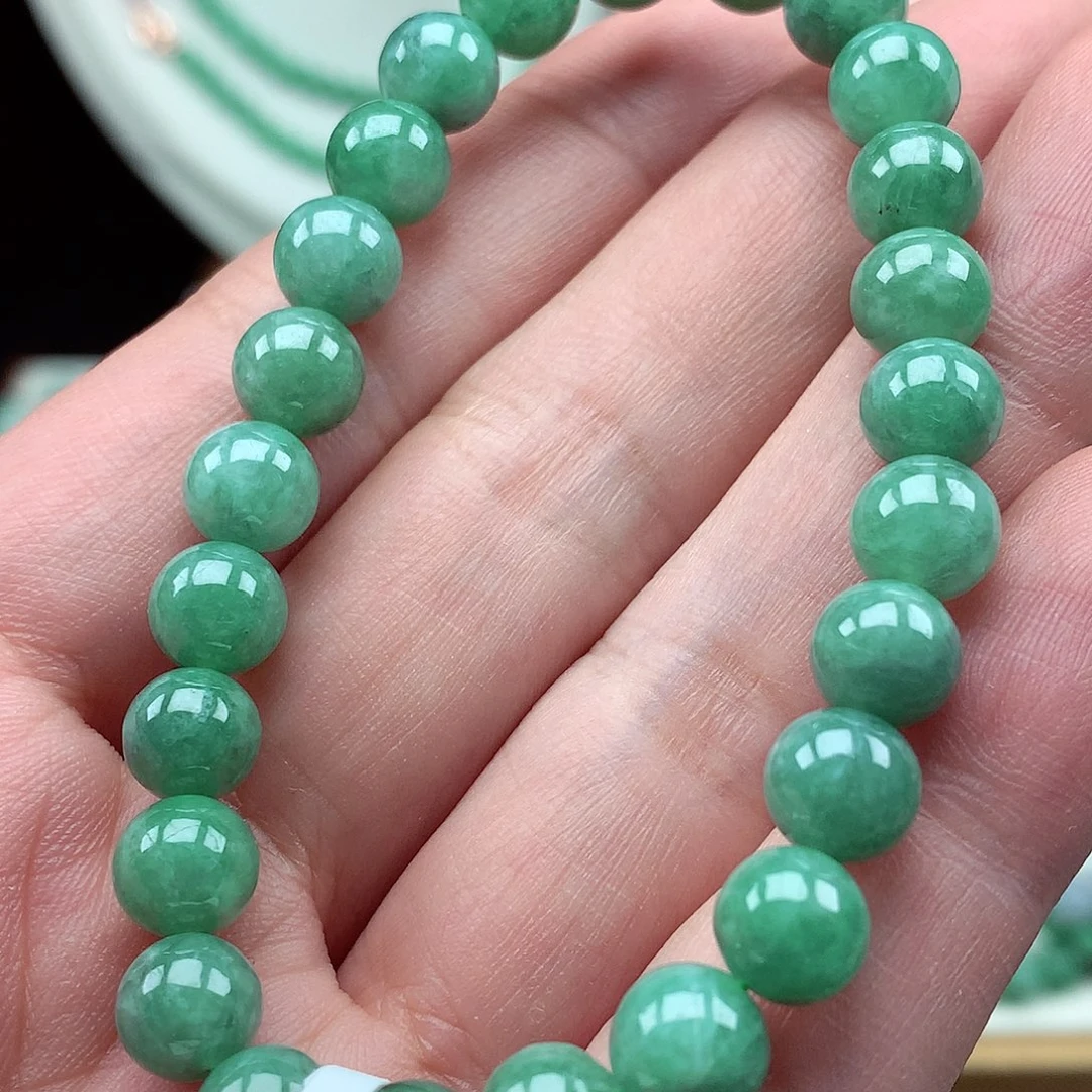 翡翠未镶嵌项链翡翠