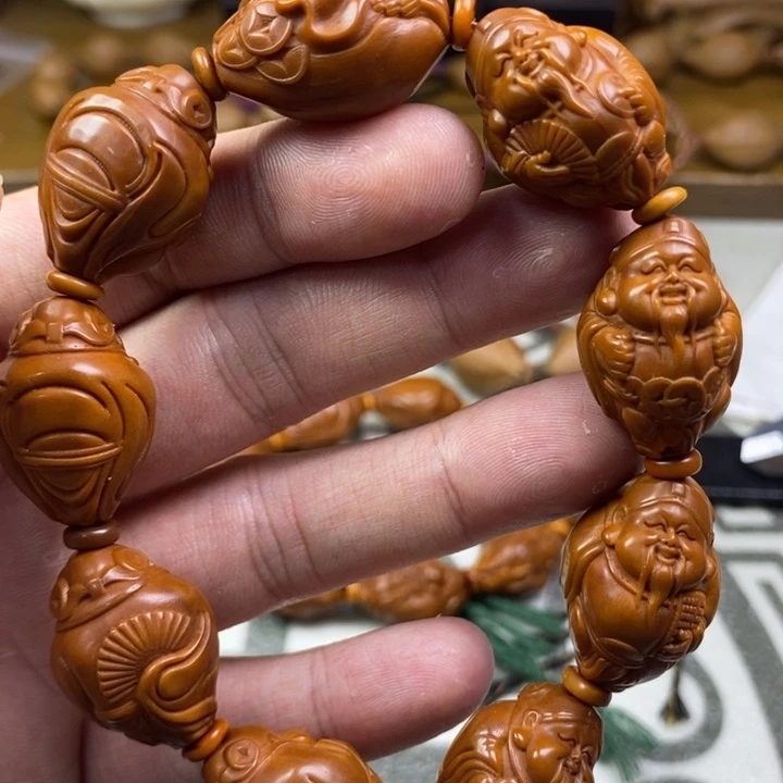 橄榄核手串/手链橄榄核雕工艺手串